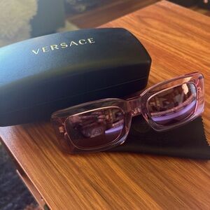 Authentic Versace Pink Sunglasses